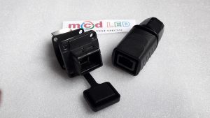 waterproof connector LAN (RJ45) for running text