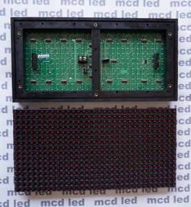 MODUL OUT DOOR P10 MERAH 6 LUBANG BAUT MEIYAD