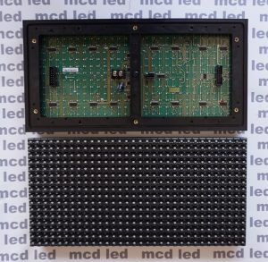 MODUL OUT DOOR P10 PUTIH 6 LUBANG BAUT