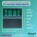 MODUL P10 BIRU DIP OUTDOOR MEIYAD