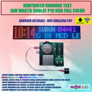 KONTROLER JWS P10 FULL COLOR HUB75