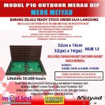 MODUL P10 MERAH DIP OUTDOOR MEIYAD