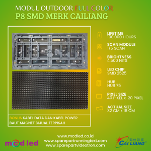 MODUL P8 RGB SMD FULL COLOR OUTDOOR CAILIANG