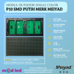 MODUL P10 PUTIH SMD OUTDOOR MEIYAD