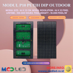 PANEL MODUL P10 PUTIH DIP OUTDOOR