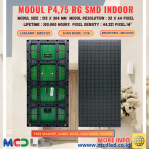 PANEL MODUL MODULE P4,75 P4.75 F3.75 F3,75 32X64 PIXEL SMD RG YELLOW