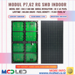PANEL MODUL MODULE P7,62 P7.62 F5.0 F5 32X64 PIXEL SMD RG YELLOW